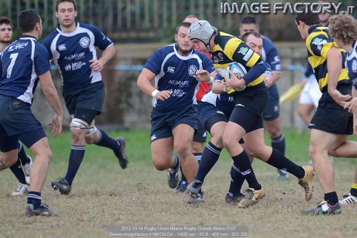 2012-10-14 Rugby Union Milano-Rugby Grande Milano 0107